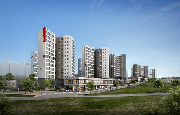 우장산롯데 아파트 조감도