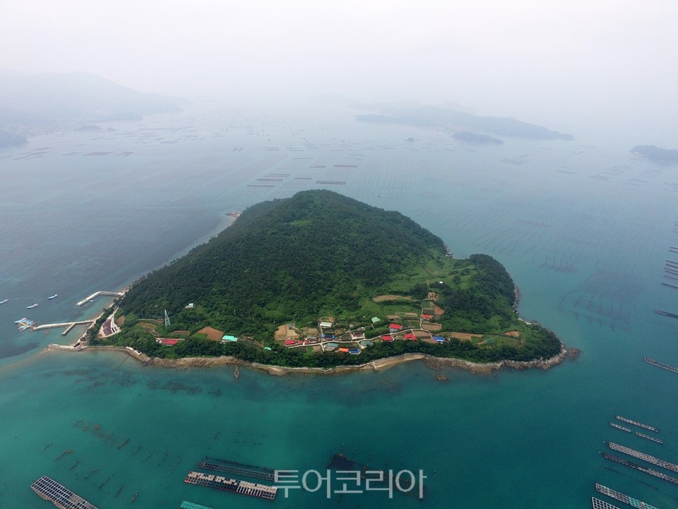 썰물 때면 사슴같이 생긴 섬 완도 노록도