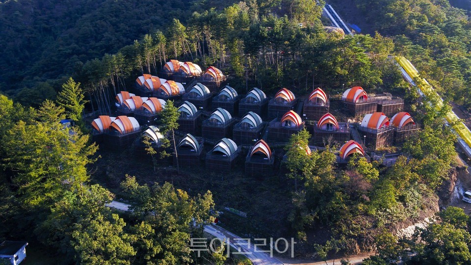 원주시, 간현관광지 피톤치드 글램핑장 내달 1일 개장
