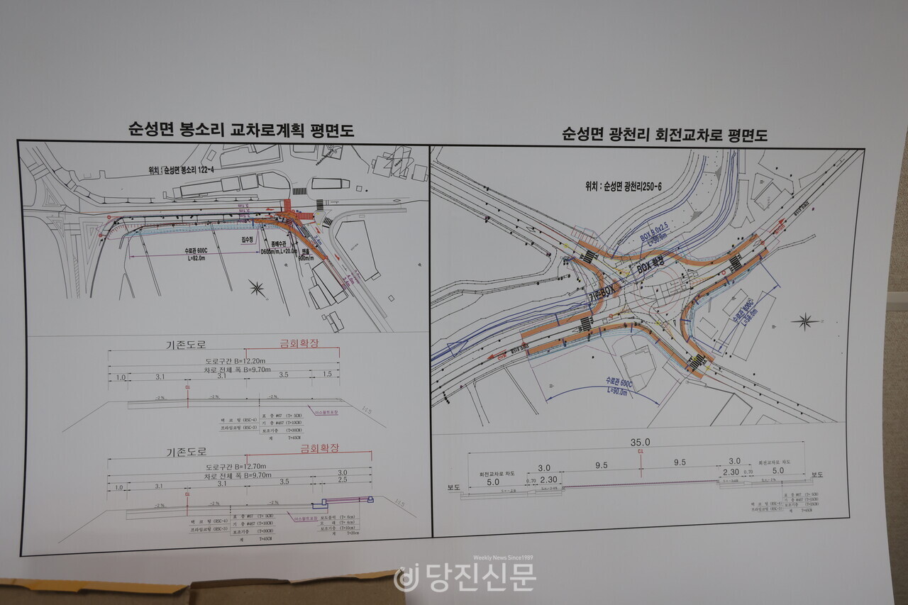 순성면 지방도 교차로 개선사업 주민설명회 열려