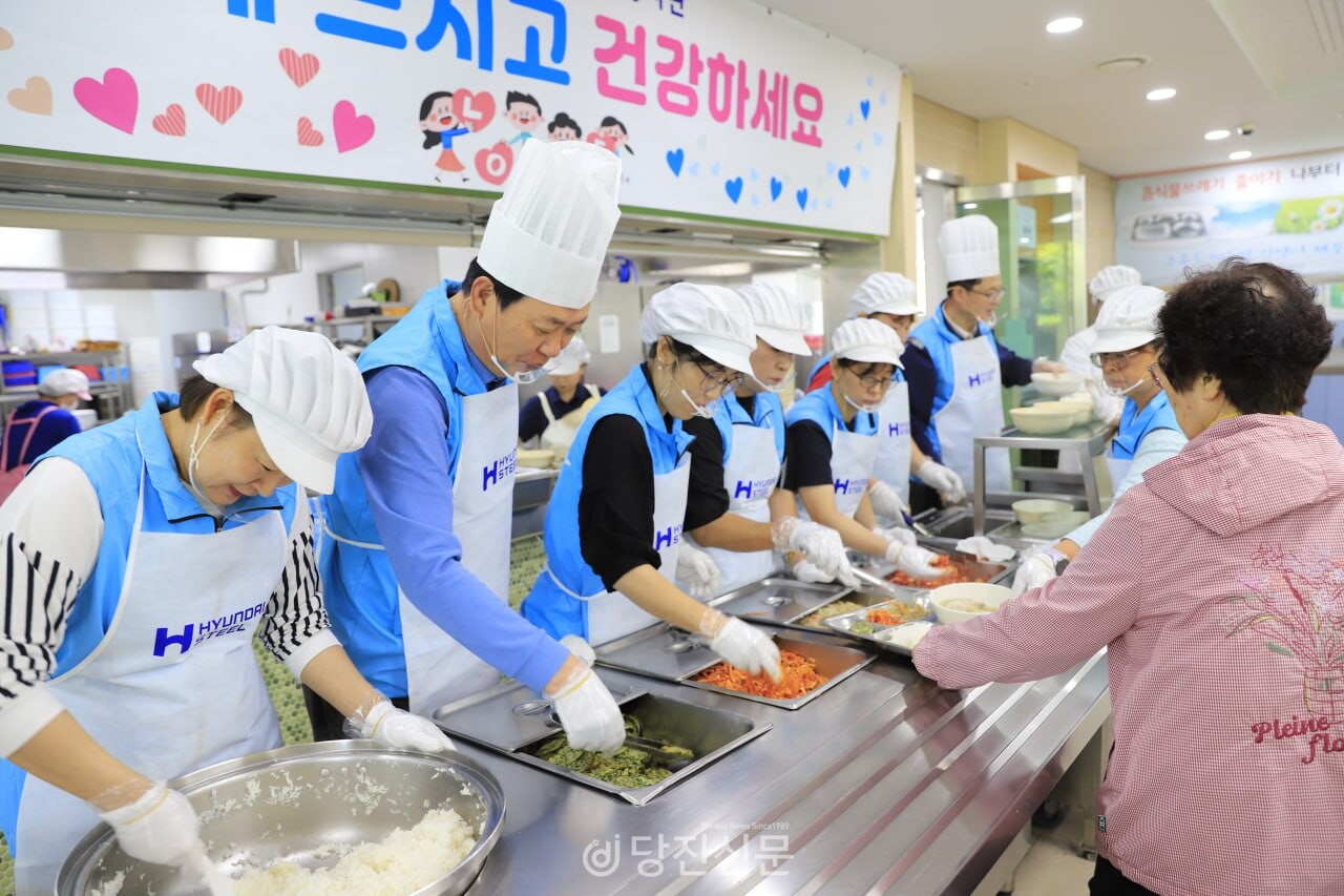 현대제철의 특별한 점심 배식 봉사