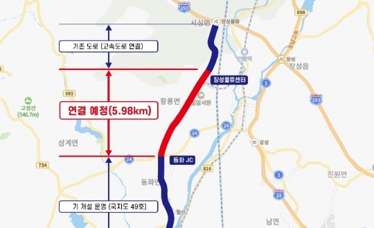 장성군, 서삼면-광주-나주 접근성 대폭 개선된다