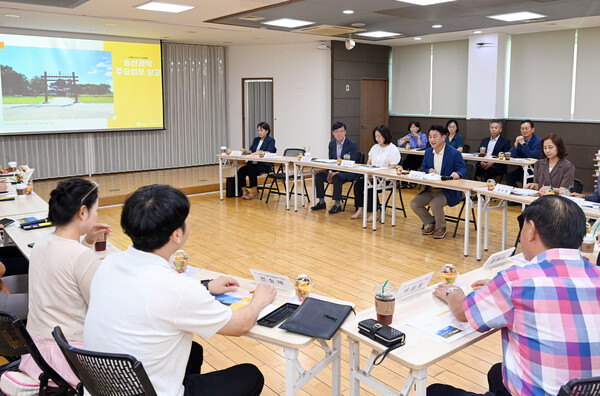 김동근 의정부시장, 송산권역 주민 밀착 현장행정 추진