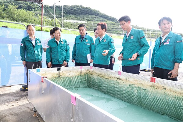 안전한 먹는 물 공급에 만전  경남도지사, 낙동강 녹조 현장 점검