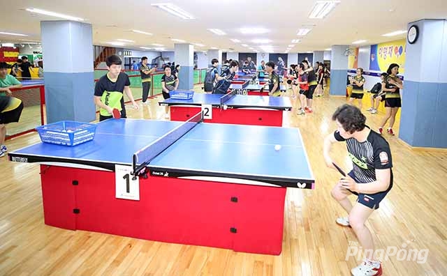 [포토] KGC인삼공사 탁구단 서포터스 대상 재능기부, 탁구 잘하려면 이렇게