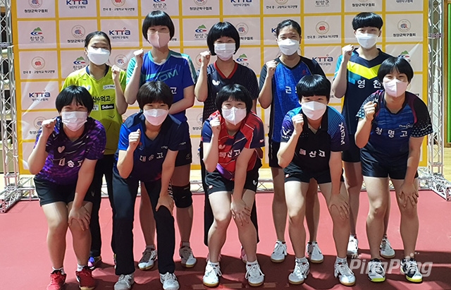 한국탁구 미래는 우리 것! 중·고탁구연맹 2022년 청소년대표 선발