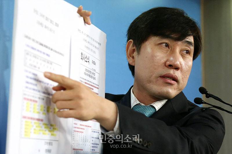 하태경, 고용세습 강요한 민주노총 확인[포토]