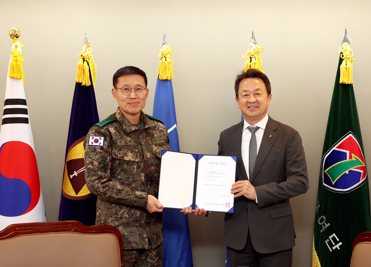  대우건설, 수방사 방문···위문금 3천만원 전달