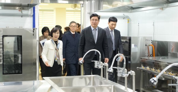 도성훈 인천교육감, 검단꿈유치원·운서중학교 3월 개교 점검