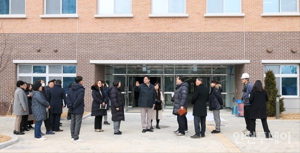 인천 연수구 송도동 은송중학교, 올해 3월 개교 준비 착착
