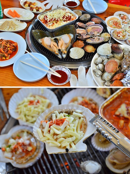 인천 영종도 을왕리해수욕장, 조개구이 맛집 낭만 두배 조개이야기