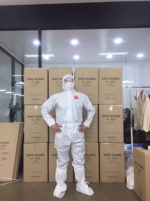 방역복 제조기업 디엠메디칼, 코로나19 전신보호복 국내 첫 유럽 인증승인