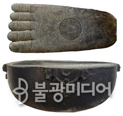 [붓다의 발자국, 불족적] 붓다의 발, 무불상 시대 석가여래의 상징
