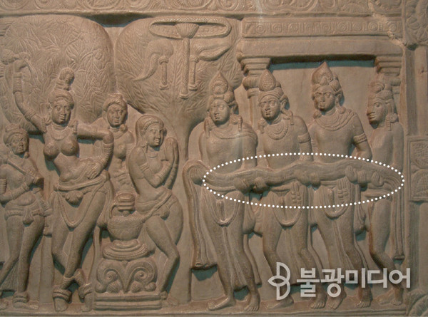 [붓다의 발자국, 불족적] 붓다의 발, 무불상 시대 석가여래의 상징