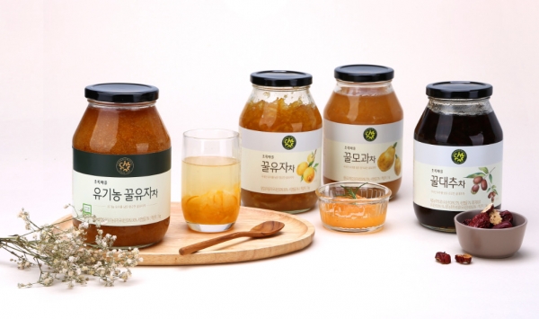 초록마을, 국내산 모과·유자·대추 담은 겨울 나기 액상차 4종 출시