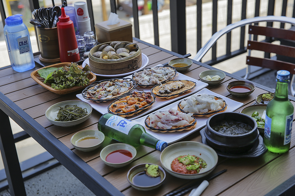 부산 송정 맛집 해동용궁사와 동부산롯데아울렛 구경후 즐기는 장씨해녀집(송정점)