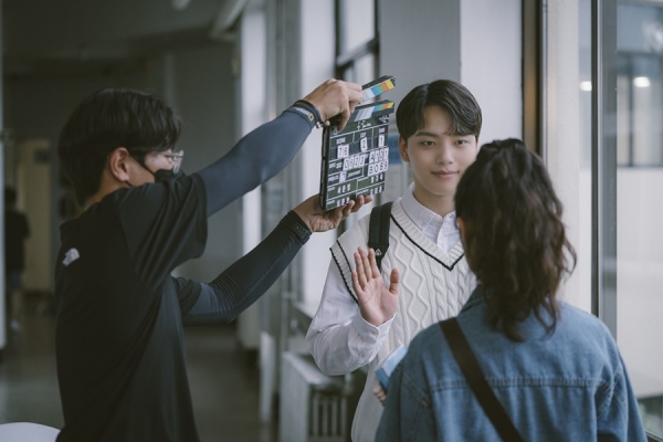 영화 동감 촬영 현장 속 여진구X조이현X김혜윤X나인우