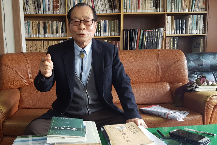 진천지역 독립운동 연구에 몰두하는 학자
