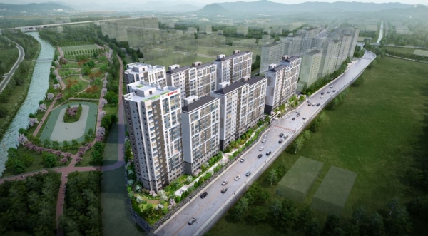 순천금호어울림더파크2차 아파트 조감도