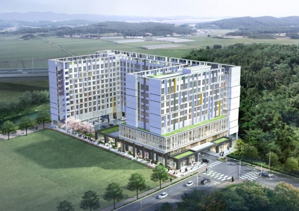 제이케이파트너스,아산 삼성디스플레이 앞 오피스텔 브라운스톤 갤럭시 6월 분양 계획
