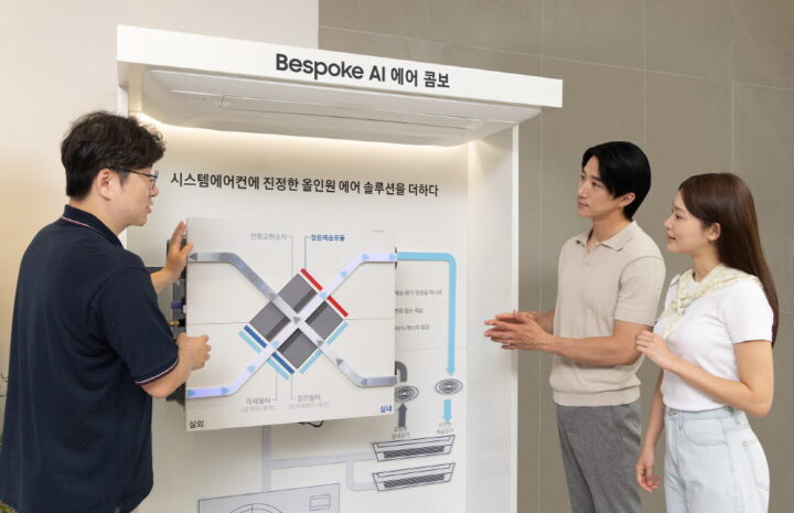 삼성, 시스템에어컨과 결합하는 ‘비스포크 AI 에어 콤보’ 공개