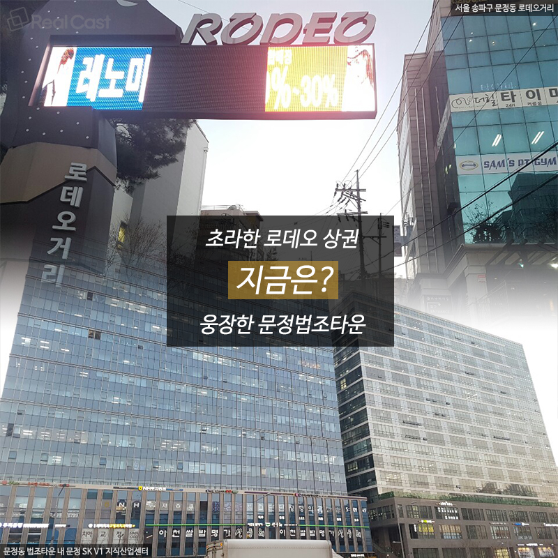 목 좋은 곳도 주인 못찾는 문정역 로데오 거리 왜?