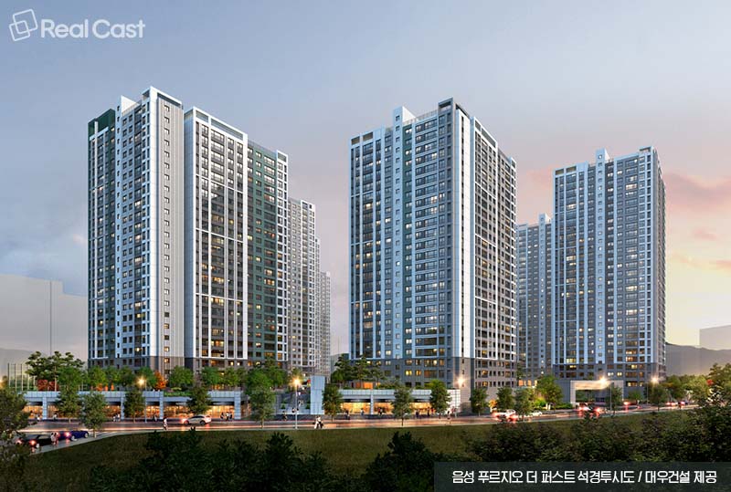 매봉 아파트 투시도