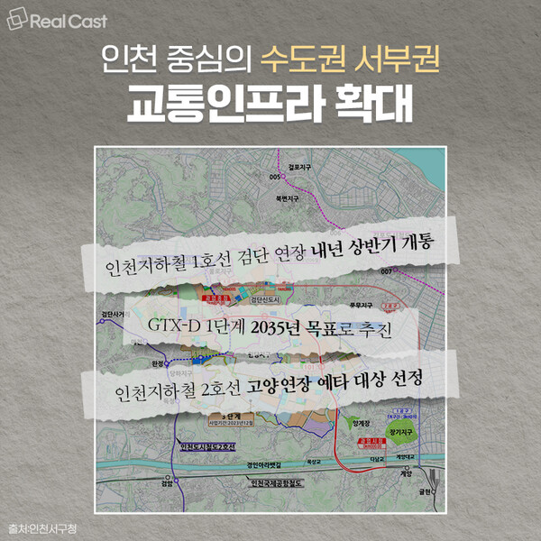 검단 부동산 시장, 인천1호선 연장 등 교통호재로 퀀텀점프 하나