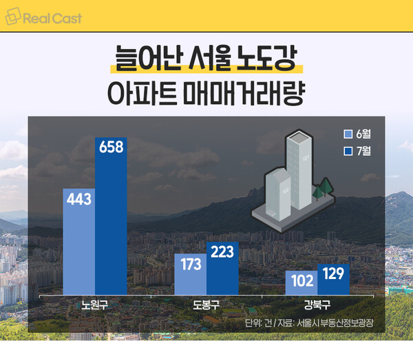 언제 적 영끌족 무덤입니까 거래량 터진 노도강, 10억 돼 버렸다