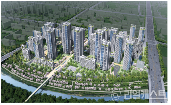 미도 아파트 투시도