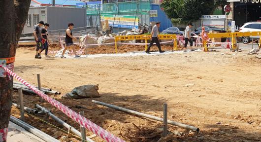 (현장출동) - 하수관로 공사 남구 푸른길 공원 가보니