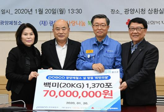 광양제철소 설 명절 대비