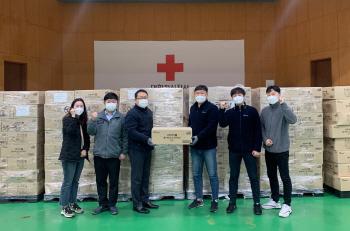 (주)태봉, 대한적십자사 광주전남지사에 KF80 마스크 전달