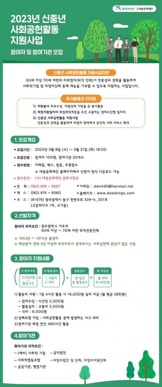대동문화재단 미래유산지킴이 모집