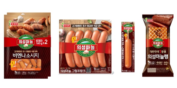 롯데제과, 롯데햄 의성마늘 고기함량 증가...업그레이드
