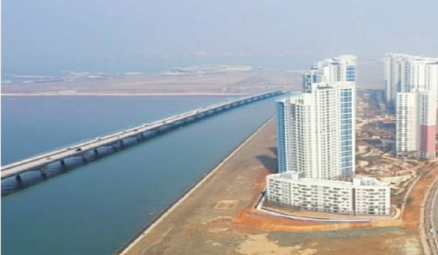 송도주민들 수도권 제2순환로 인천~안산구간 해상교량화 반대