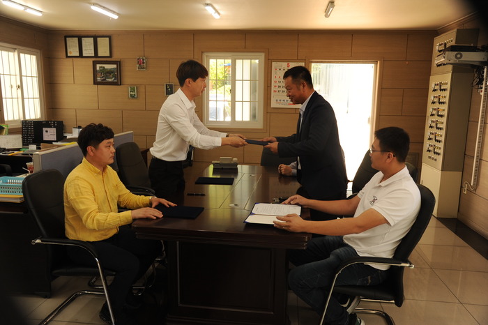 의령부림영농조합법인 ‘양파 1만 t’ 대만 수출 체결 