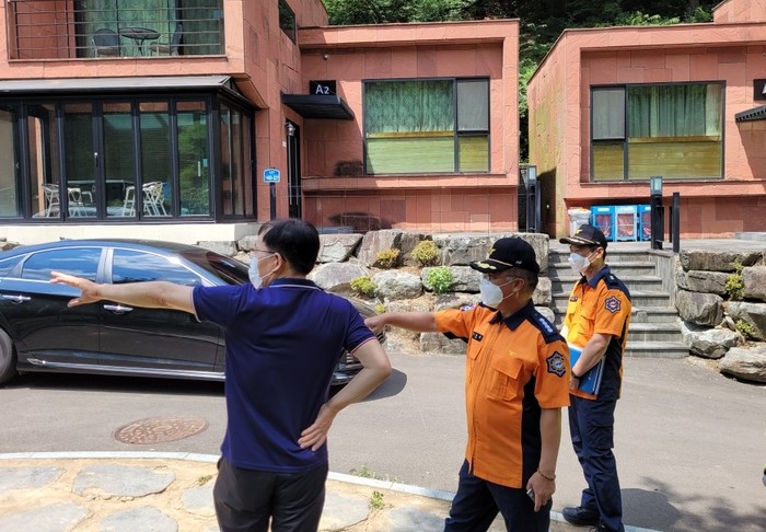 하동 옥종면 자연휴양림 現問現答 현장점검