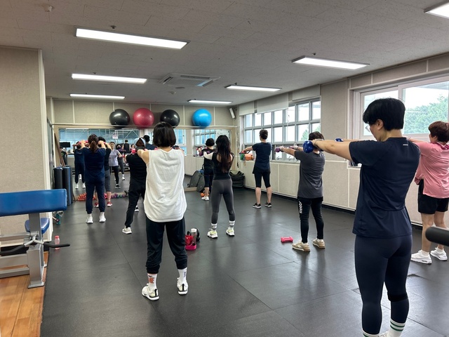 김해시도시개발공사 동부스포츠센터팀, 스트레칭 및 타바타 교실운영