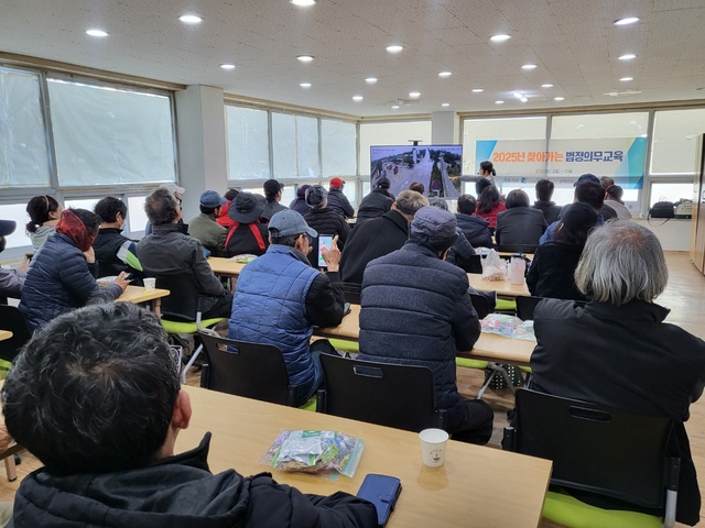 고성지역자활센터, 2025년 자활참여자 안전보건교육 실시