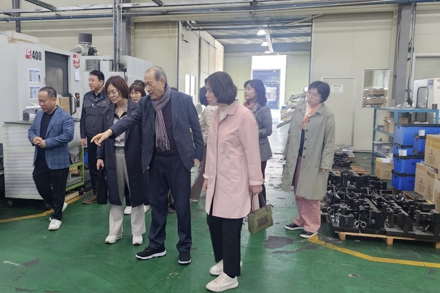 최영숙 성산구청장, 삼우금속공업(주) 방문해 현장 애로사항 청취