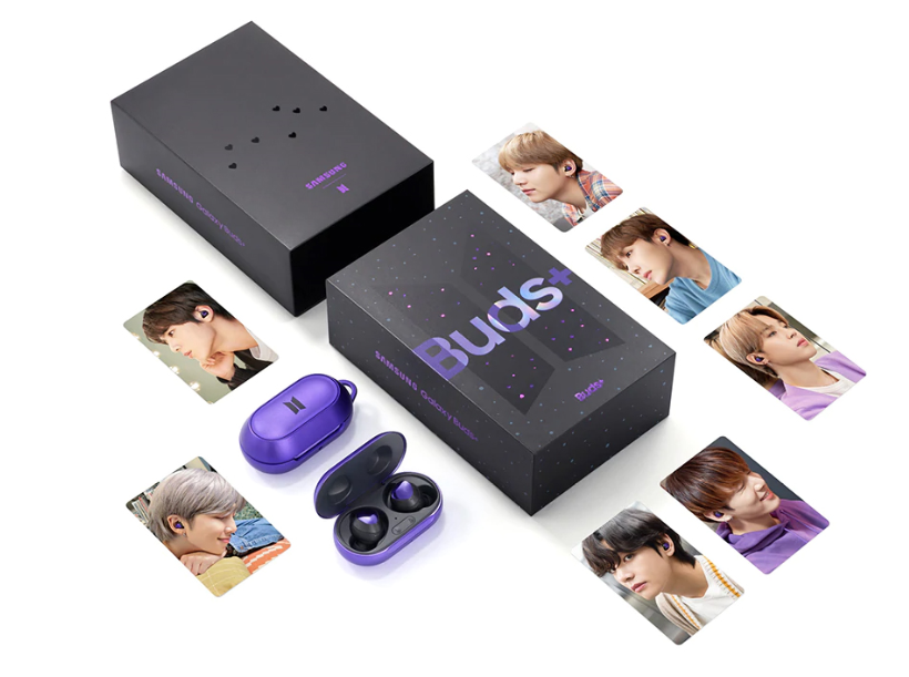 삼성 갤럭시 버즈 플러스 BTS 에디션, 스마트커버+포토카드 준다