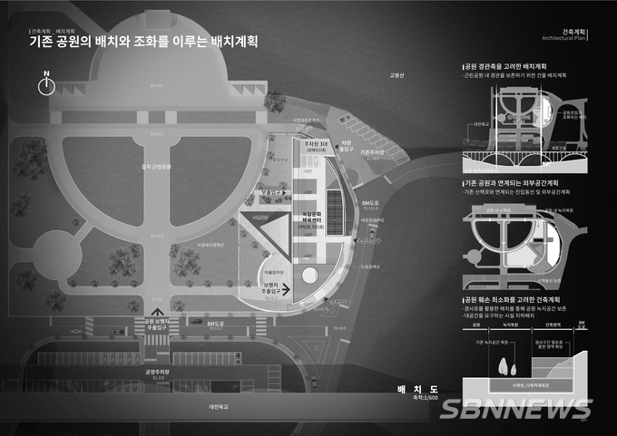 【시사】<인프라> 대전 복합문화체육센터 설계공모 일상의 풍경 선정...23년 준공
