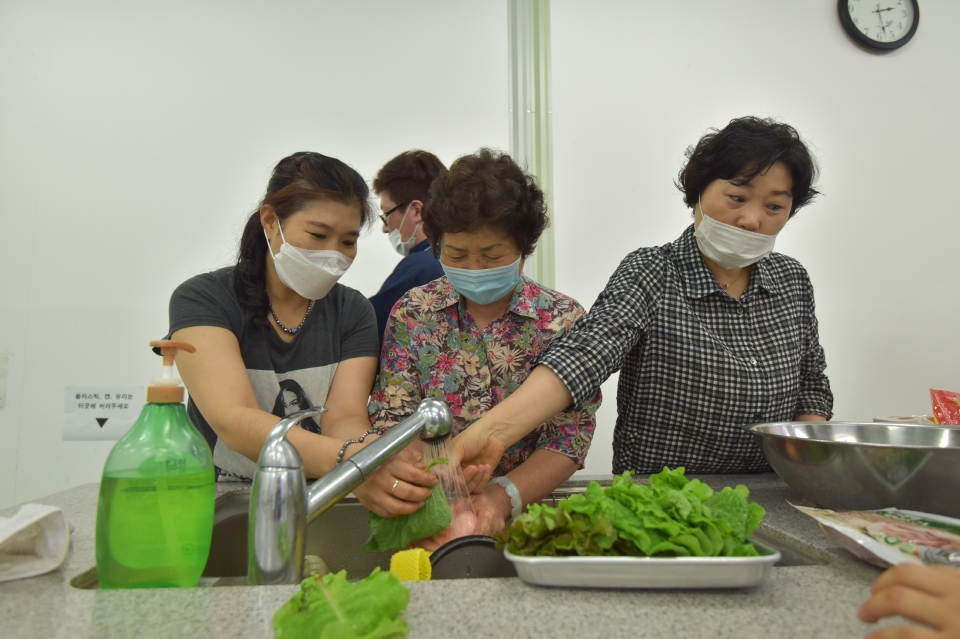 경북 청송 지역특화식품 활용한 요리교육 진행