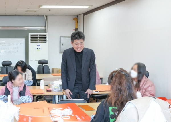 김정헌 인천 중구청장, 중구지역자활센터 자활사업단 방문 격려