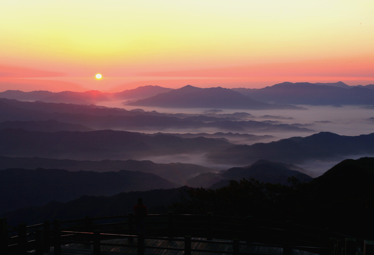[여행] 태백산맥 너머, 새해를 맞는 산, 영양 일월산