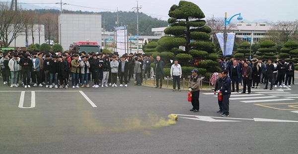 한국폴리텍Ⅶ대학 창원캠퍼스, 상반기 합동소방훈련