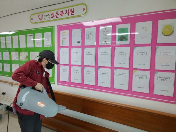 한마음병원, 코로나19 대응을 위한 방역·소독물품 전달