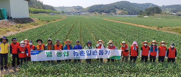경남농협, 농촌인력 지원 통해 농촌일손돕기 실시
