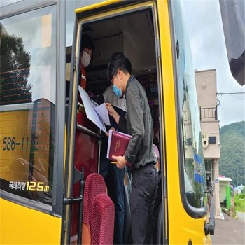경남도, 단풍철 전세버스 방역․안전관리 일제점검 실시